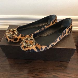 Authentic Gucci horse hair flat shoes